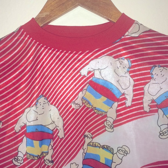 Fun Unisex Shirt by CHECK-IN depict Sumo wrestlers - Picture 2 of 8